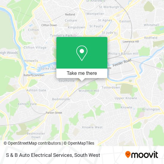 S & B Auto Electrical Services map