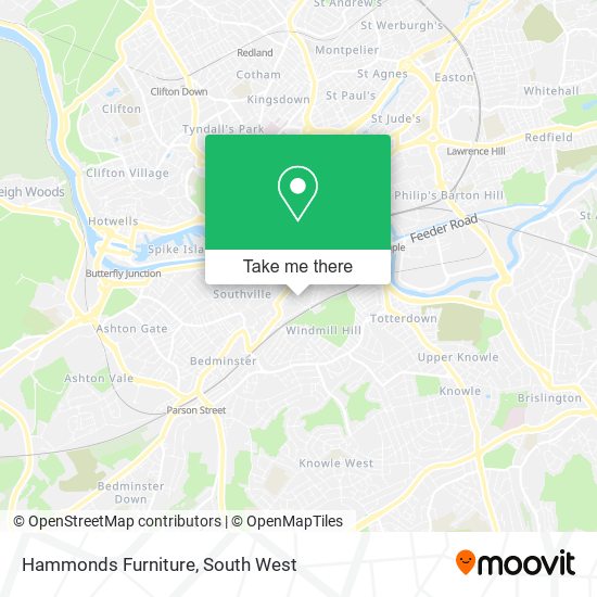 Hammonds Furniture map