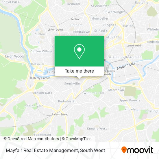 Mayfair Real Estate Management map