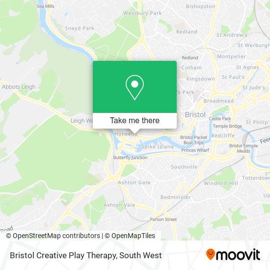 Bristol Creative Play Therapy map