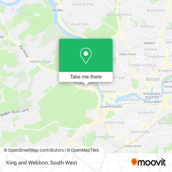 King and Webbon map