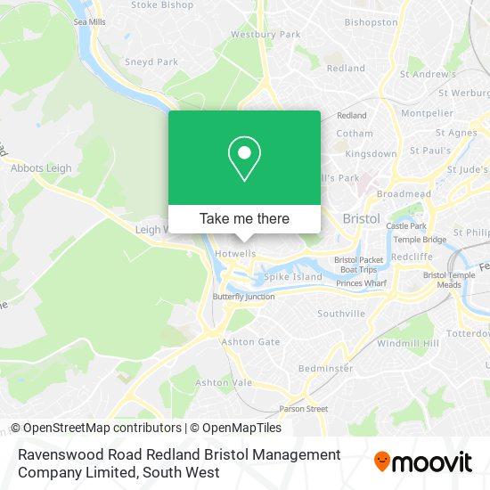 Ravenswood Road Redland Bristol Management Company Limited map