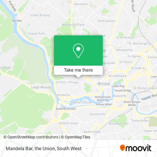 Mandela Bar, the Union map