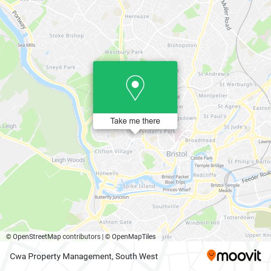 Cwa Property Management map