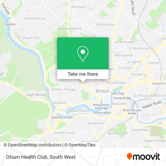 Otium Health Club map