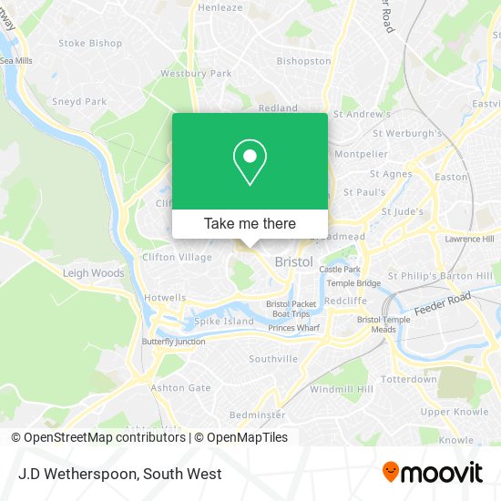 J.D Wetherspoon map