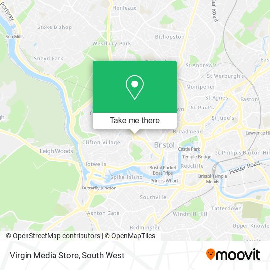 Virgin Media Store map