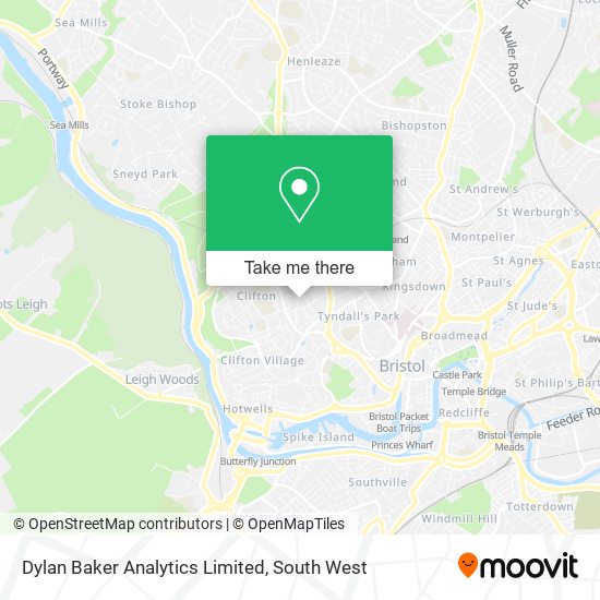 Dylan Baker Analytics Limited map