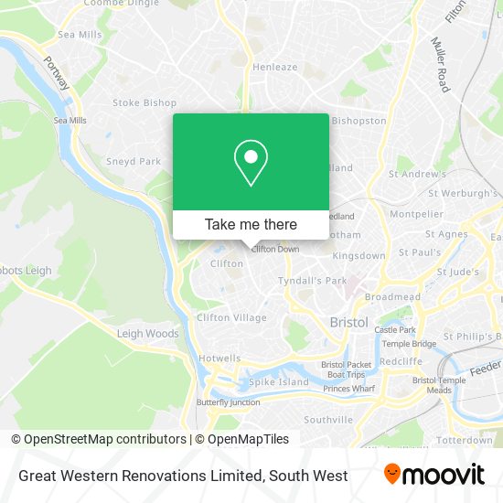 Great Western Renovations Limited map