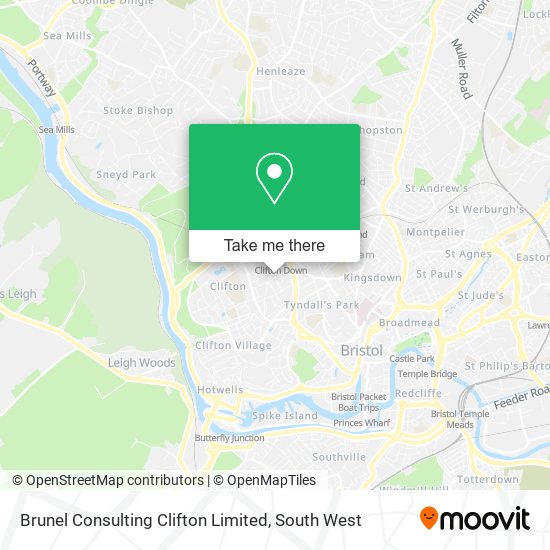 Brunel Consulting Clifton Limited map