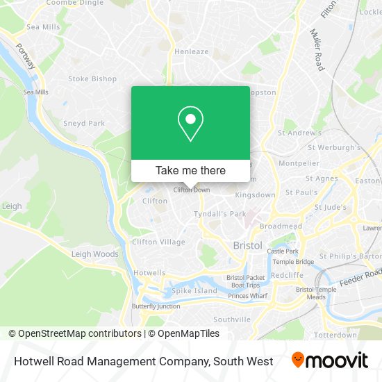 Hotwell Road Management Company map