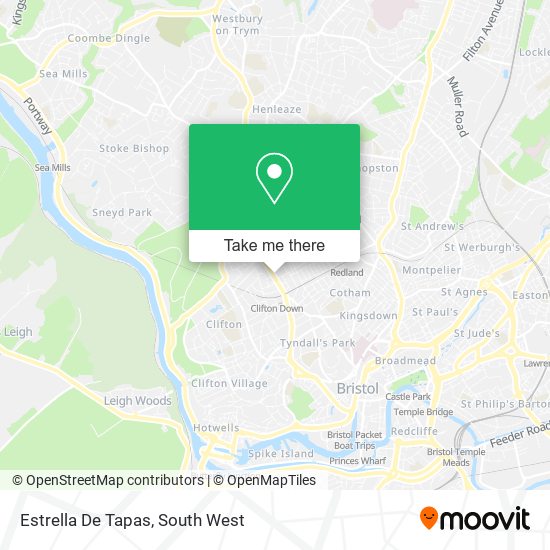 Estrella De Tapas map