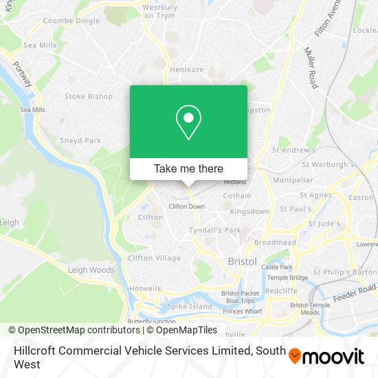 Hillcroft Commercial Vehicle Services Limited map