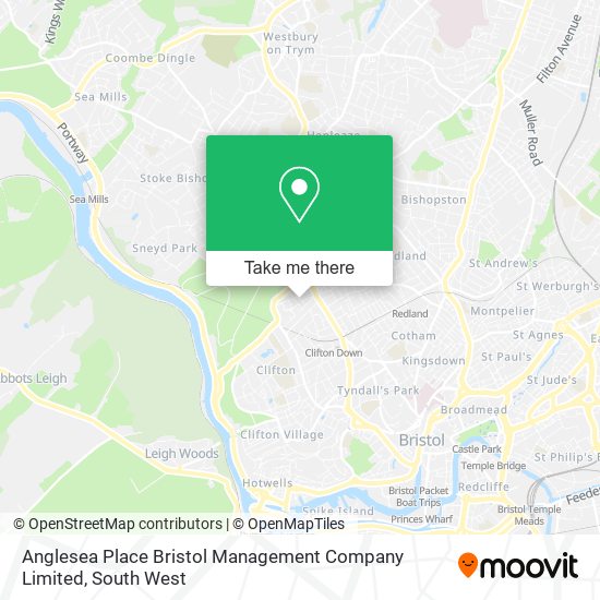Anglesea Place Bristol Management Company Limited map