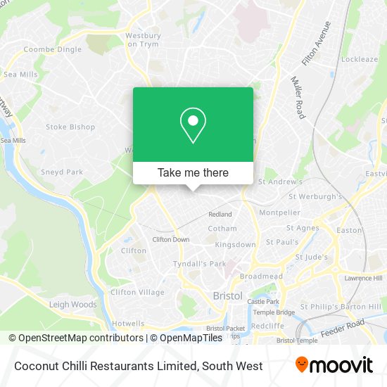 Coconut Chilli Restaurants Limited map