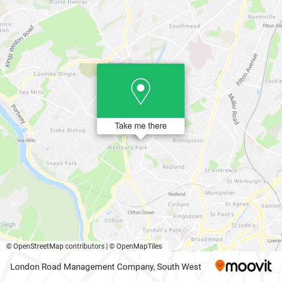 London Road Management Company map
