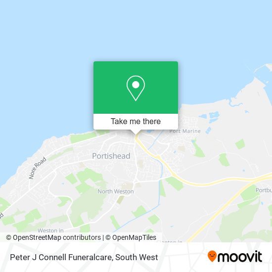Peter J Connell Funeralcare map