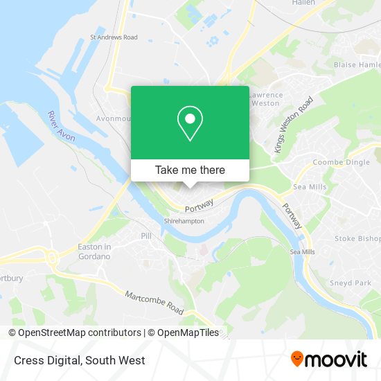 Cress Digital map
