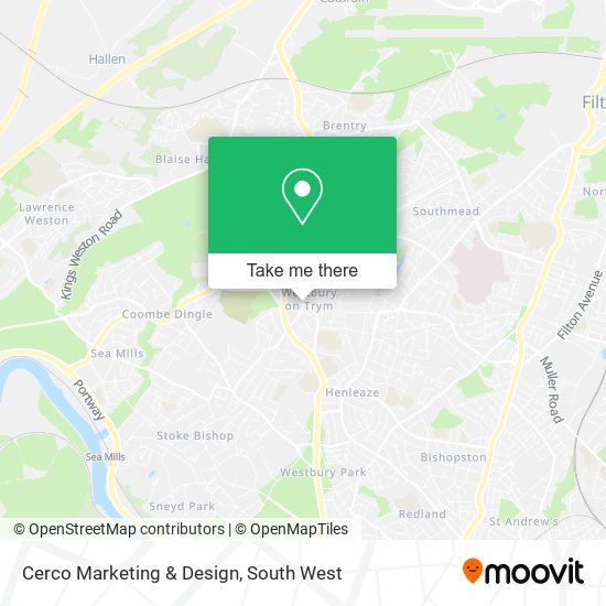 Cerco Marketing & Design map