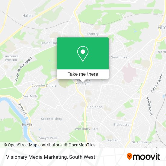 Visionary Media Marketing map