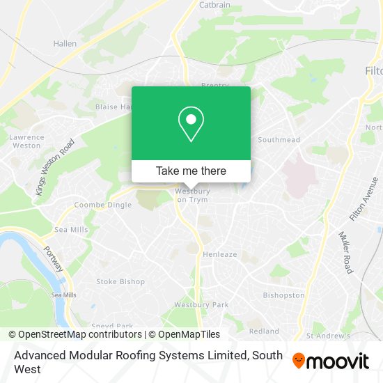 Advanced Modular Roofing Systems Limited map