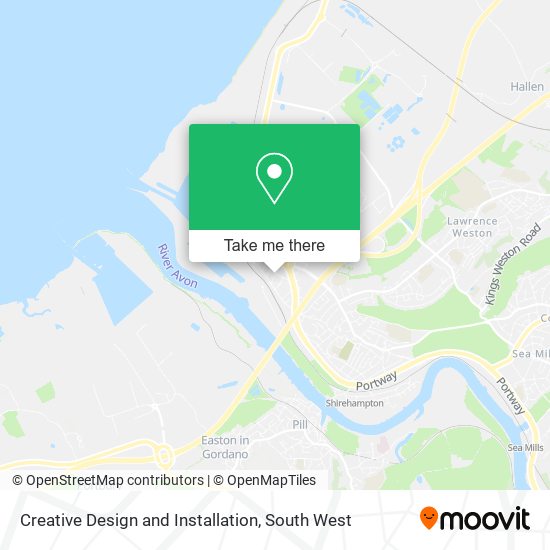 Creative Design and Installation map