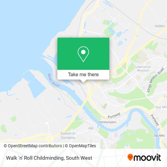 Walk 'n' Roll Childminding map
