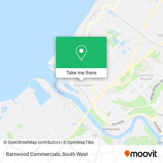 Barnwood Commercials map