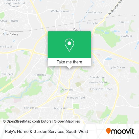 Roly's Home & Garden Services map