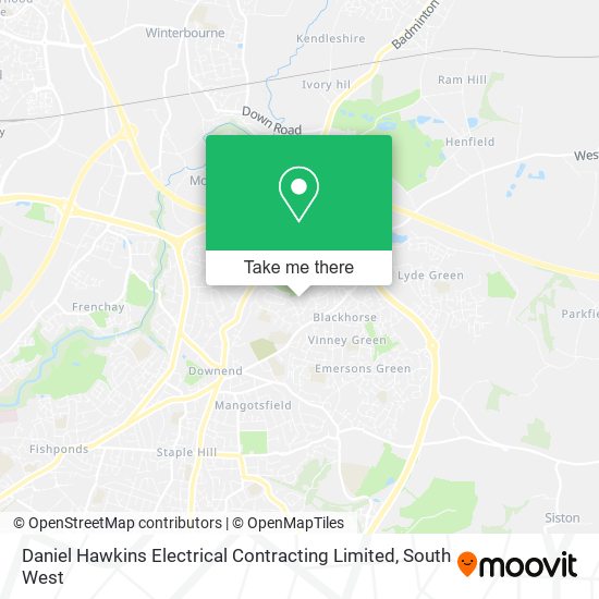 Daniel Hawkins Electrical Contracting Limited map