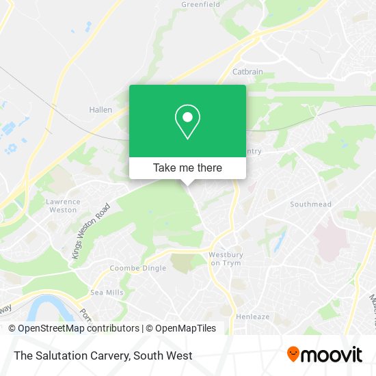 The Salutation Carvery map