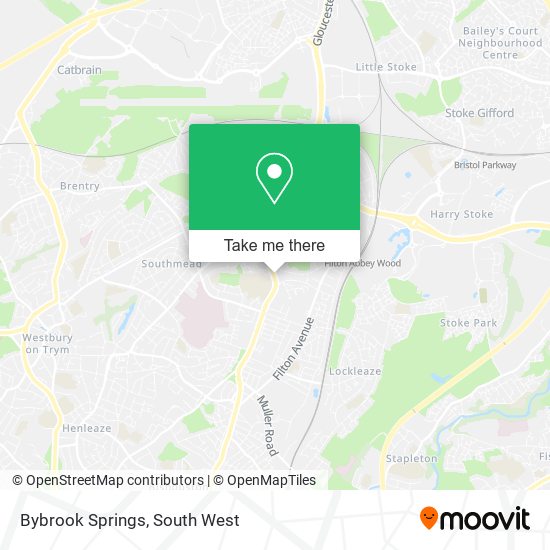 Bybrook Springs map