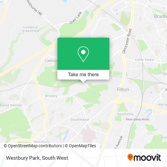 Westbury Park map