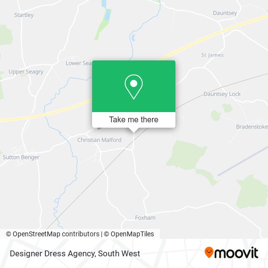 Designer Dress Agency map