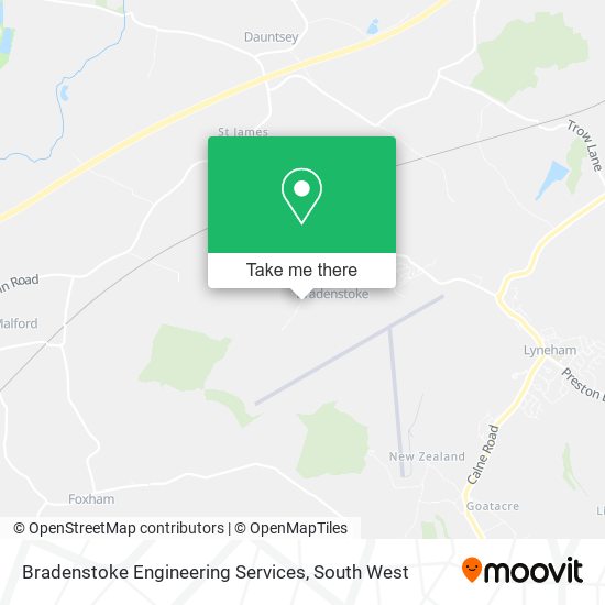 Bradenstoke Engineering Services map