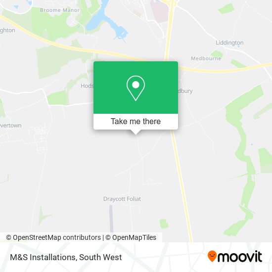 M&S Installations map