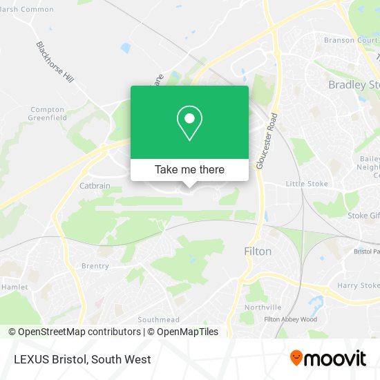 LEXUS Bristol map