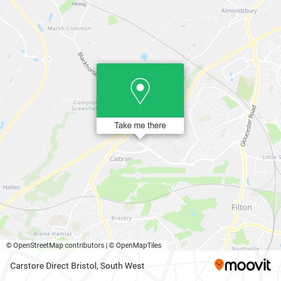 Carstore Direct Bristol map