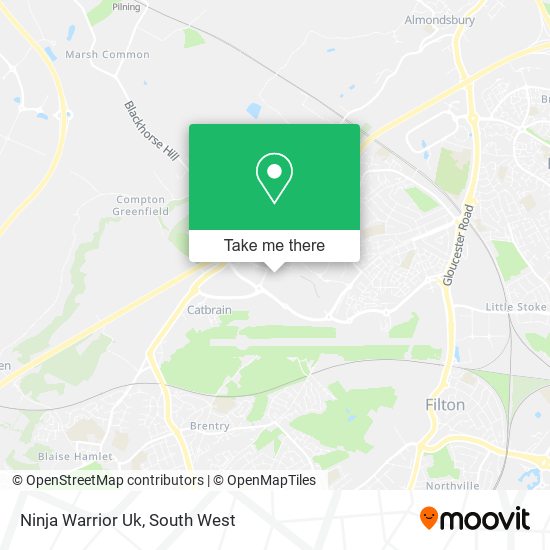 Ninja Warrior Uk map