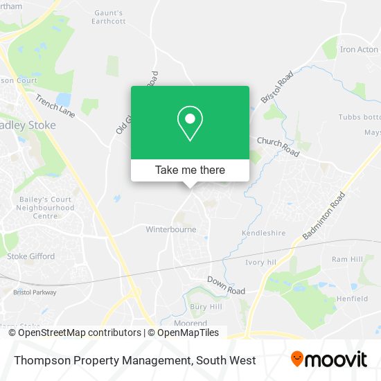 Thompson Property Management map