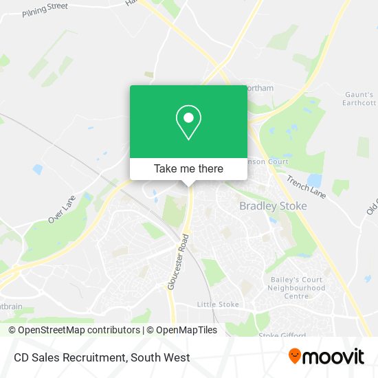 CD Sales Recruitment map