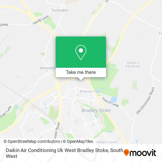 Daikin Air Conditioning Uk West Bradley Stoke map