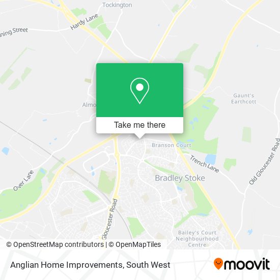 Anglian Home Improvements map