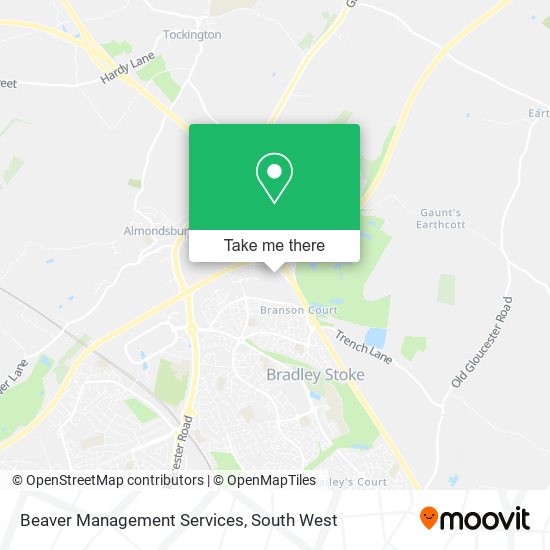 Beaver Management Services map