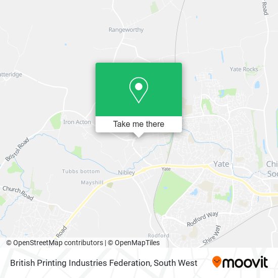 British Printing Industries Federation map