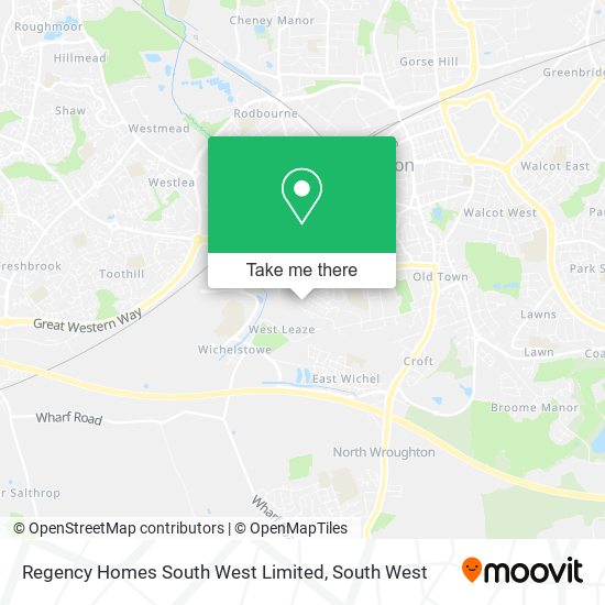 Regency Homes South West Limited map
