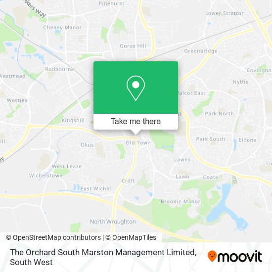 The Orchard South Marston Management Limited map