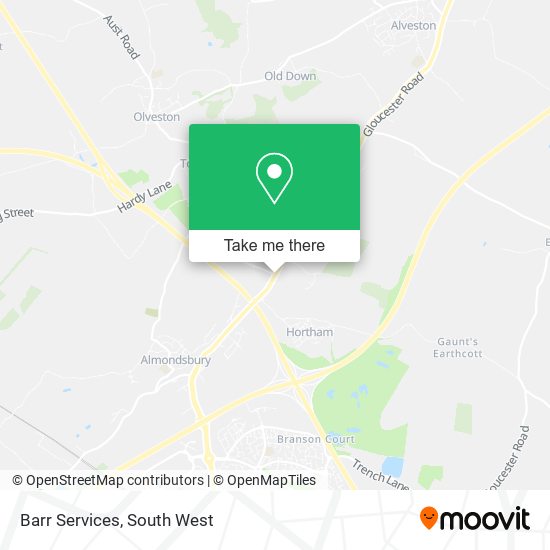 Barr Services map