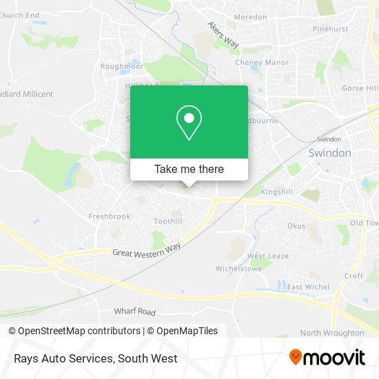 Rays Auto Services map