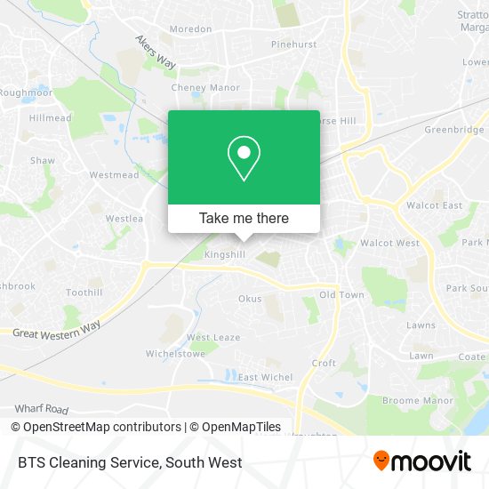 BTS Cleaning Service map